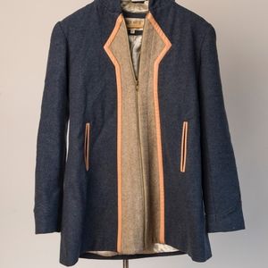 Lauren Moffatt Blue Pea Coat